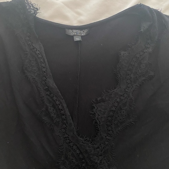 Top Shop black romper size US 4 - Picture 3 of 4